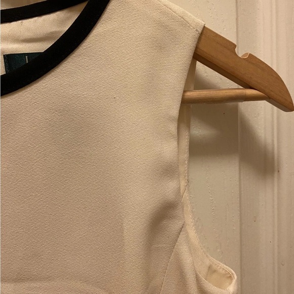 Lauren by Ralph Lauren Elegant Black and Off-white Sleeveless NWT Dress Sz 2P - Picture 9 of 16